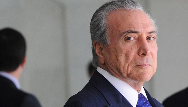 Escándalo en Brasil: Grabaron a Michel Temer pactando el pago de un soborno