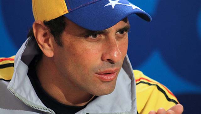 Henrique Capriles «No vamos a prestarnos para un diálogo hipócrita»
