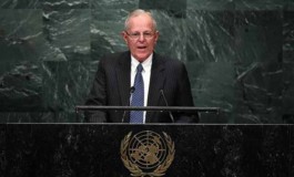 Presidente de Perú pide diálogo político en Venezuela en su estreno en la ONU