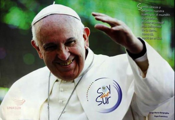 El papa Francisco se une a la izquierda suramericana para protagonizar campaña «Soy del Sur»