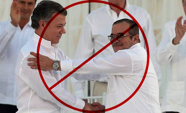 Crece rechazo de colombianos a Santos y a su acuerdo con FARC