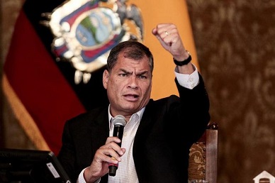 Correa amenazó con el uso de la «muerte cruzada» si Lasso gana las elecciones en Ecuador.