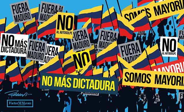 Venezolanos en el mundo dicen #NoMás a la dictadura de Nicolás Maduro