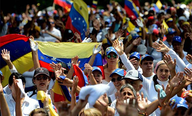 ‘El pueblo de Venezuela está en la calle porque siente que ya no tiene nada que perder’