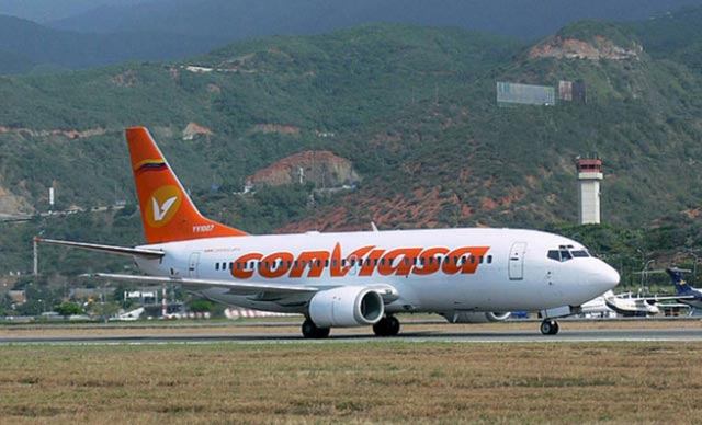 Denuncian que Conviasa suspendió vuelos a Bogotá
