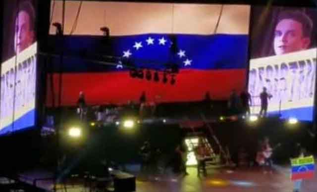 Cantante colombiano Dangond cierra su concierto con mensaje de» resistencia» para Venezuela (VIDEO)